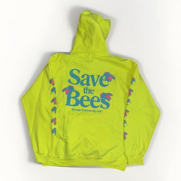 Tyler The Creator Golf Wang Flower Boy Hoodie Neon Green Large 22x27 - Picture 5 of 5